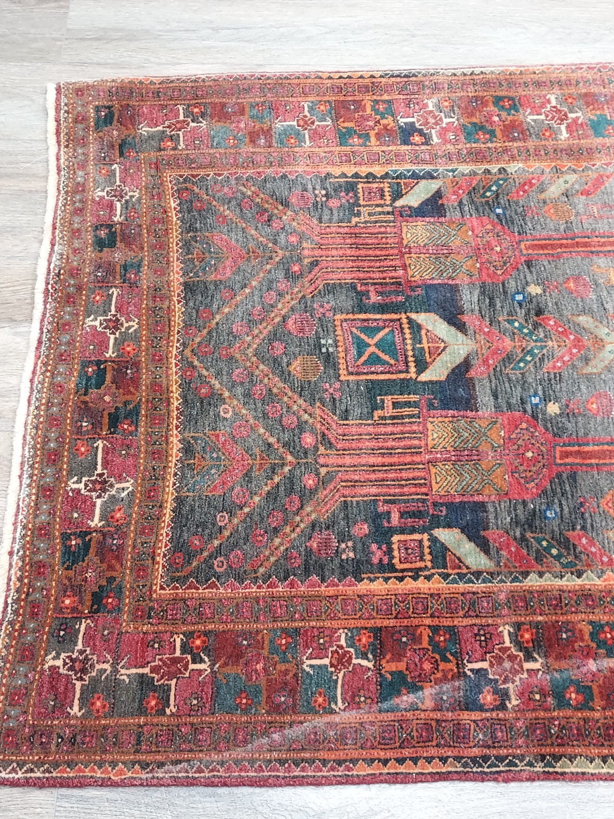 Turkish Silk And Wool HandMade Bohemian Royal Classic Design Rug 3.9×8.4 Ft