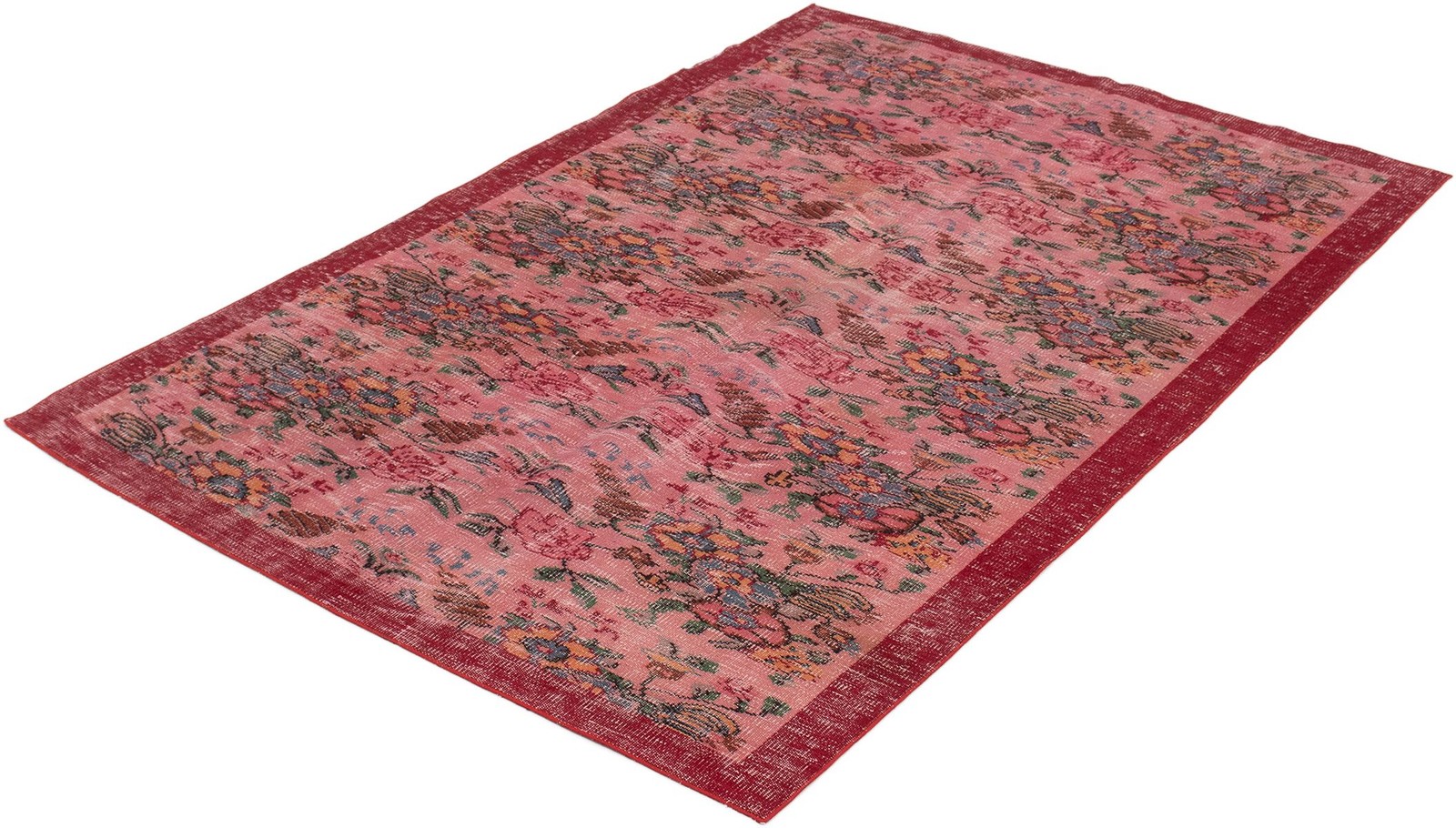 Traditional Vintage Hand-Knotted Carpet 5’5″ x 8’11” Wool Area Rug