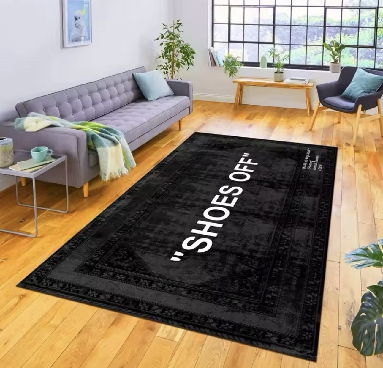 VIKAMA Fashion Rug – Creative Bedroom & Living Room Mat, Trendy Boys Apartment