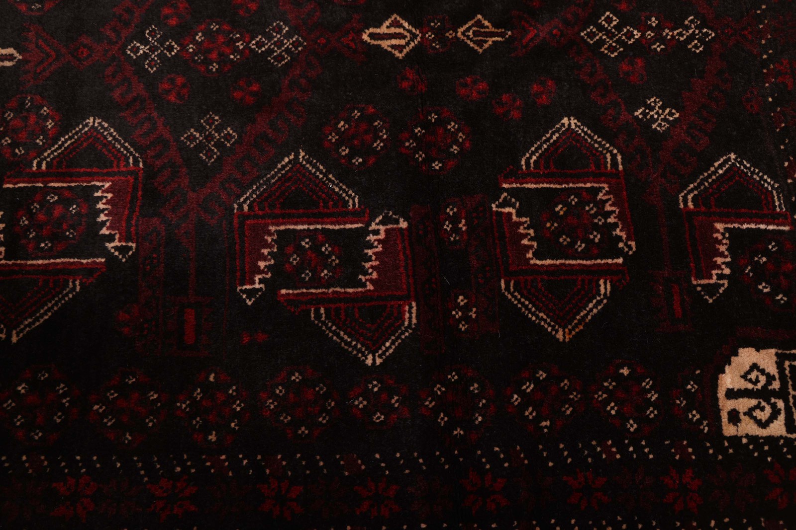 Traditional Vintage Hand-Knotted Area Rug 4’2″ x 5’11” Oriental Wool Carpet