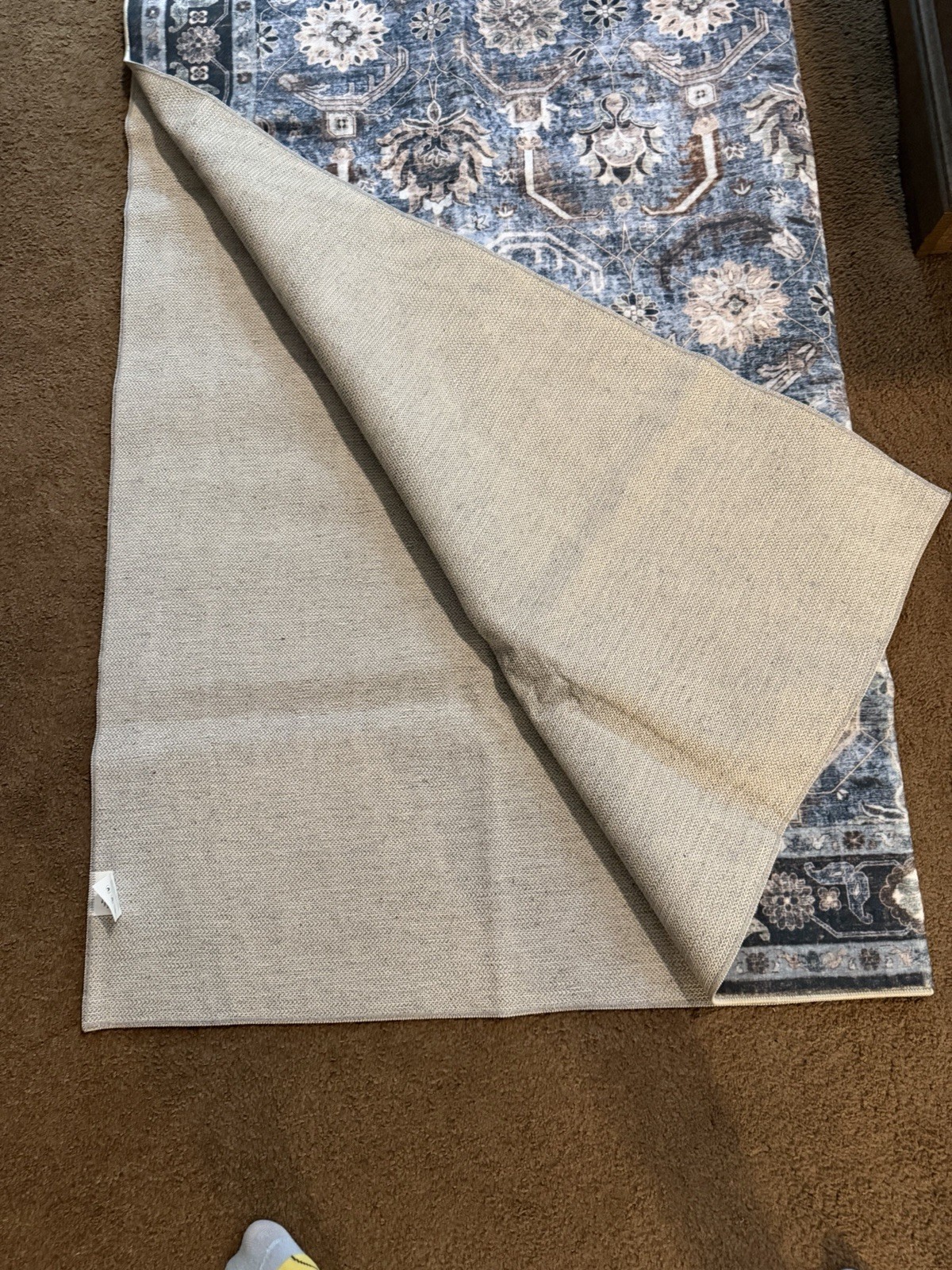Woodbruy Luxurious Comfort Home Decor Area Rug 5 X 7 Non Slip! New In Plastic