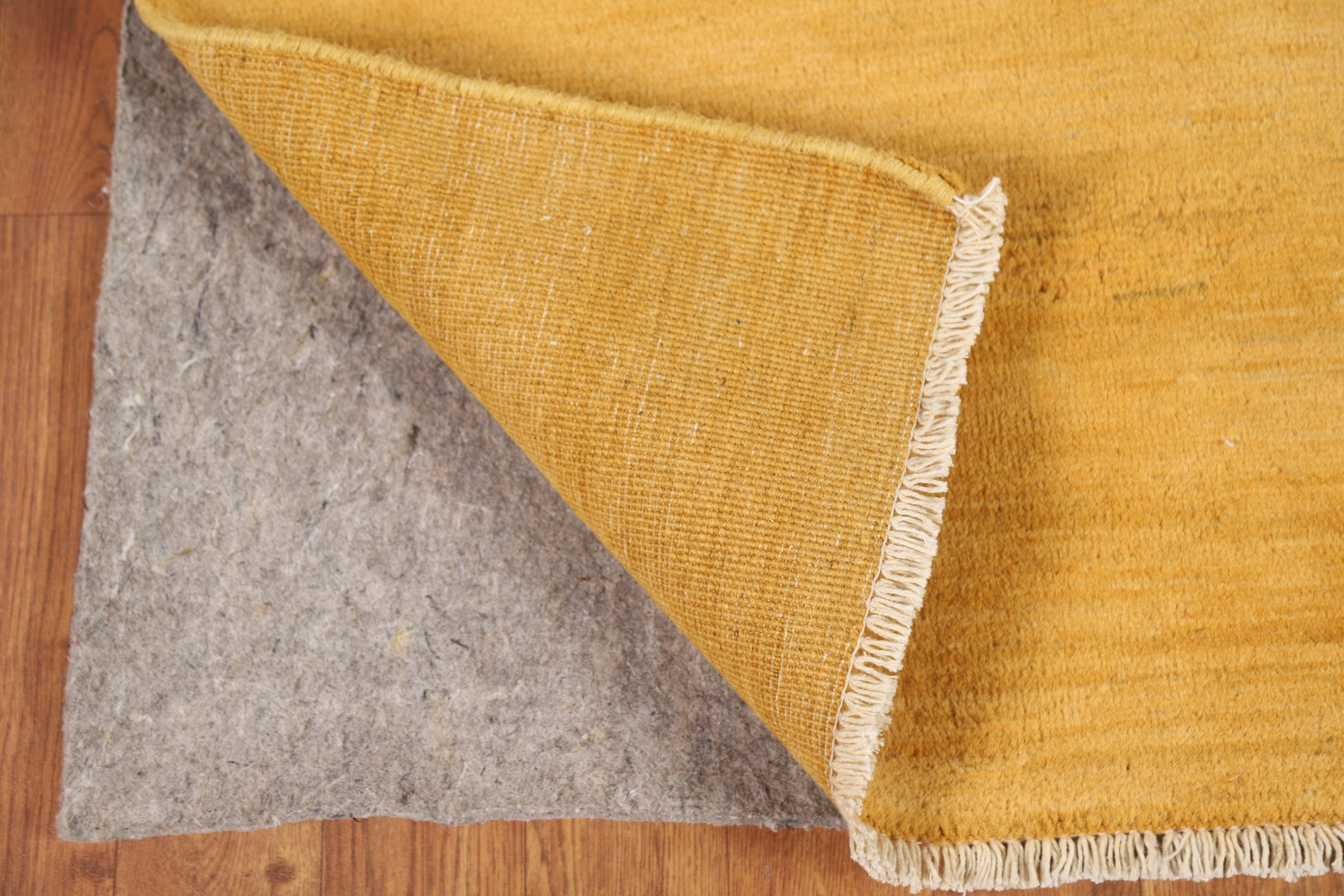 Contemporary Gabbeh Solid Design Wool Rug Perfect for Any Space 5′ 0″ x 2′ 11″