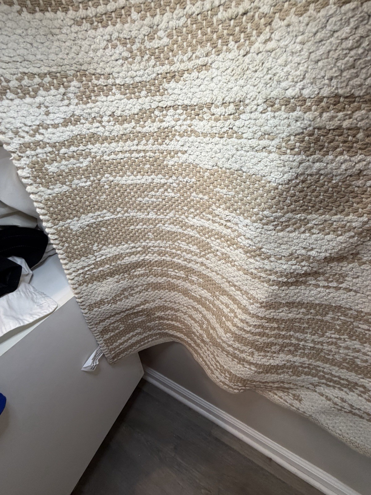 BEIGE / NATURAL 45’ X 26.5’ Woven Area Rug Unbranded NEW NO TAGS NO WOOL