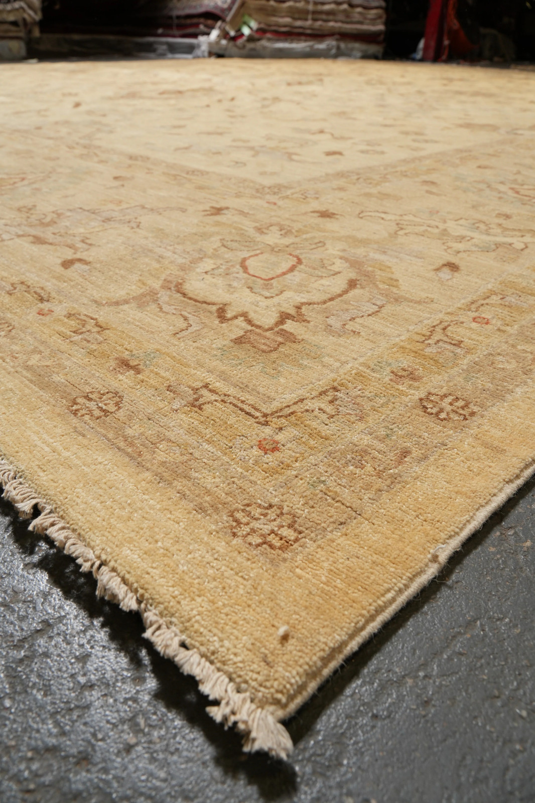 ODD SIZE 13×20′ Cream White Chobi Peshawar Rug 15456