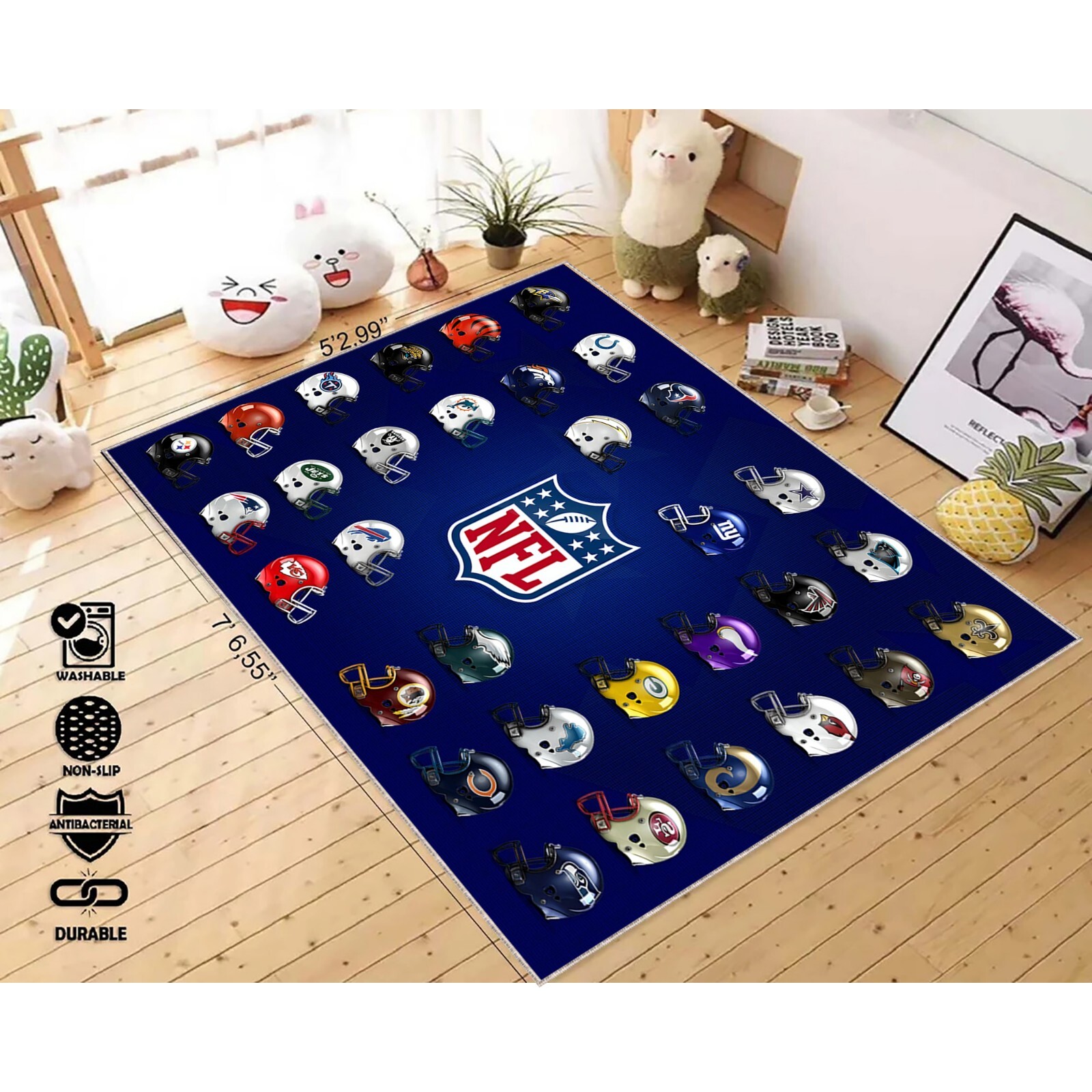 American Football Helmets, Popular Fan Rug, Football Helmet, American Teams Rug