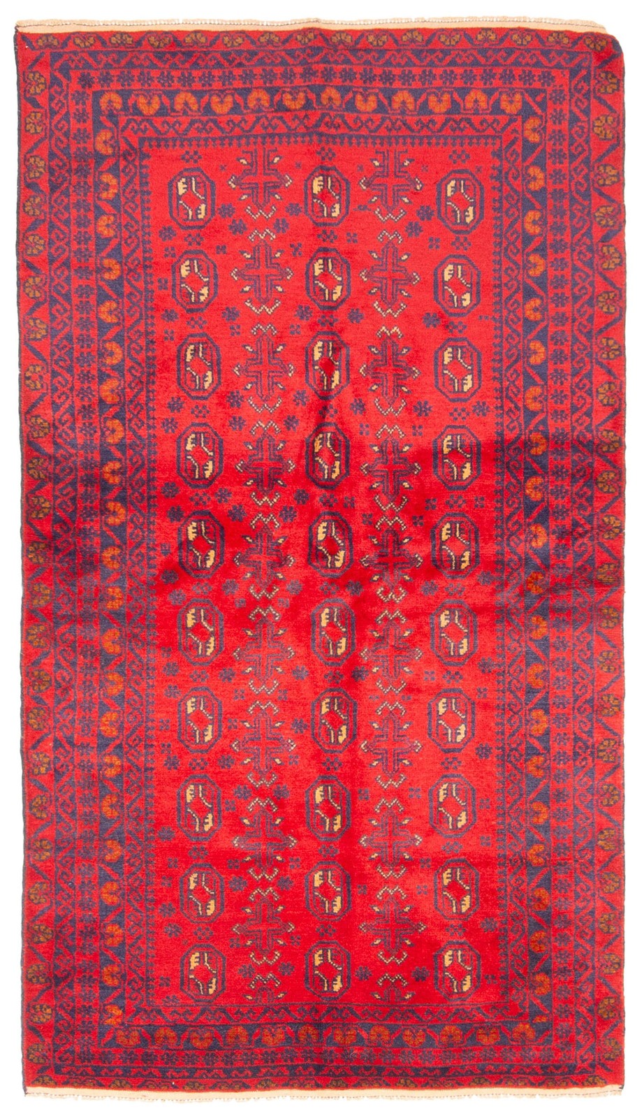 Vintage Hand-Knotted Area Rug 3’5″ x 6’4″ Traditional Oriental Wool Carpet