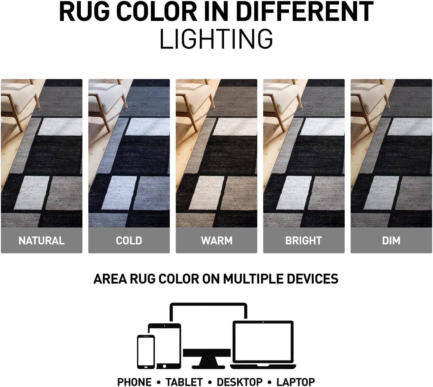 Modern Gray Non-Shedding Carpet Runner Rug 2’7″ x 12′ for Any Room