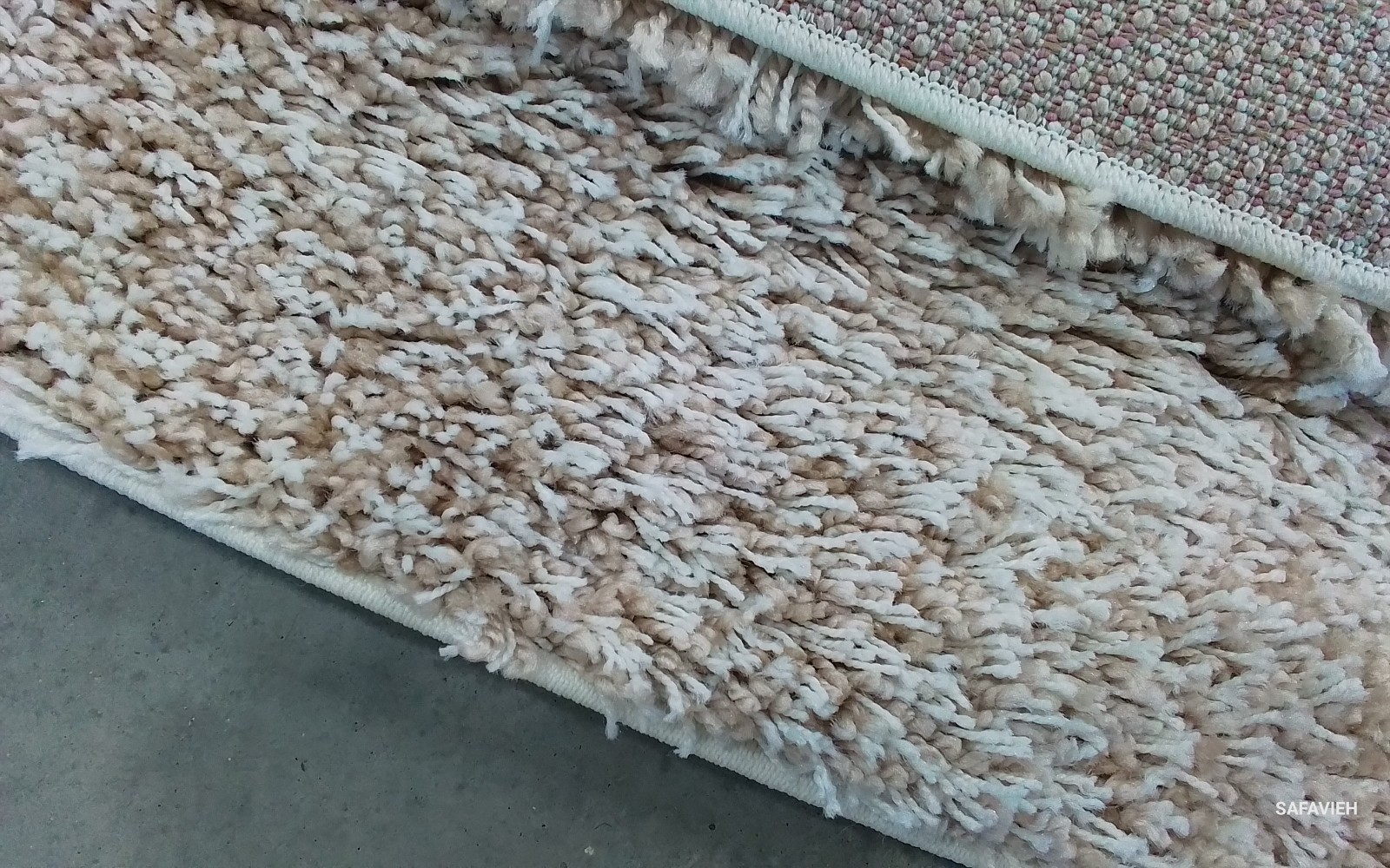 BEIGE 6′-7″ x 6′-7″ Back Stain Rug, Reduced Price 1172782116 SG151-1313-7SQ