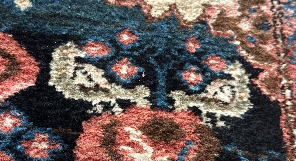 Auth: Antique Tribal Rug Rare Mystical ART Organic All Wool Collectors P 6×10
