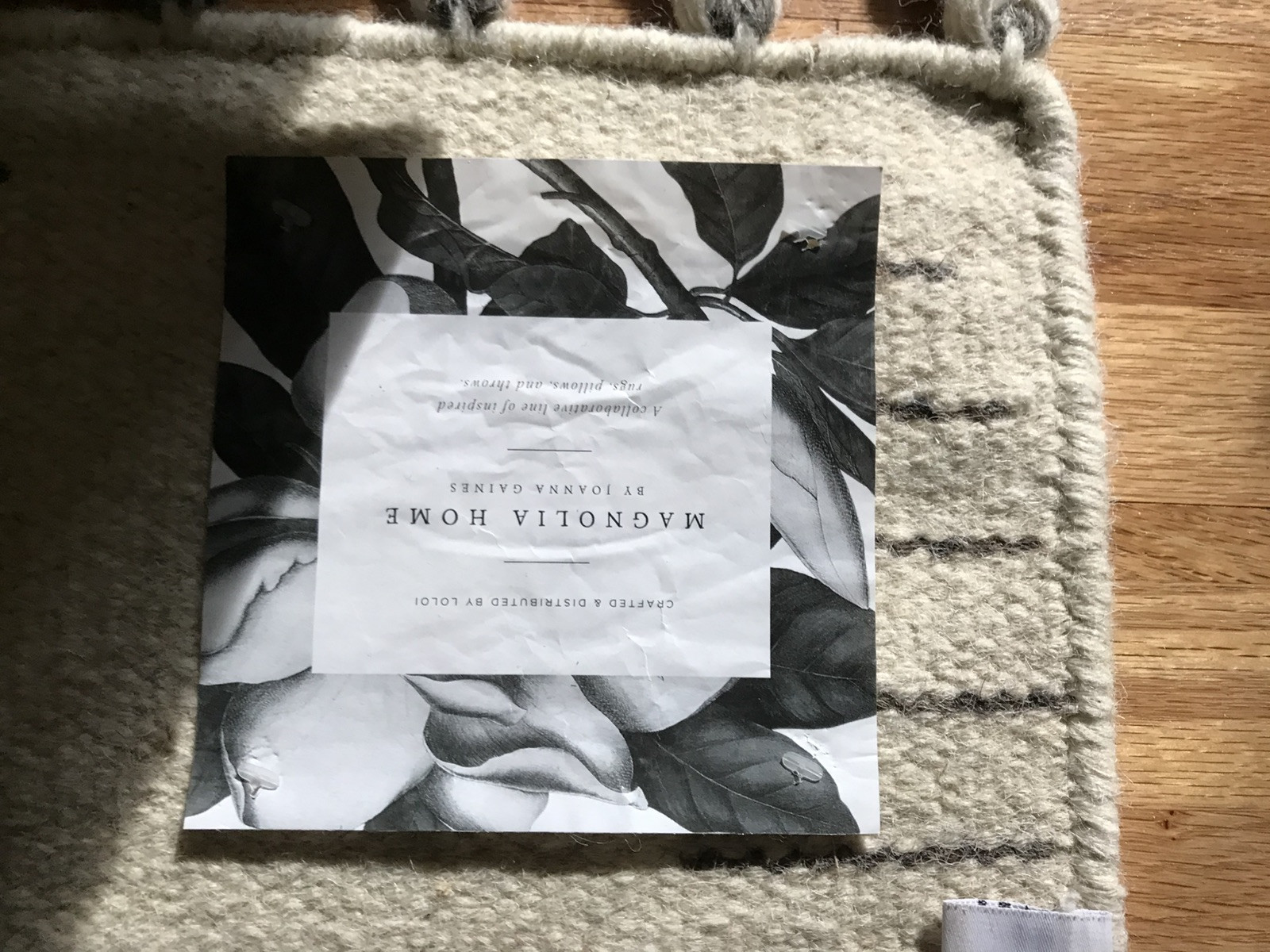 MAGNOLIA HOME TULUM TF-01 Rug 2’ X 3’ – Ivory & Pebble (Brown)
