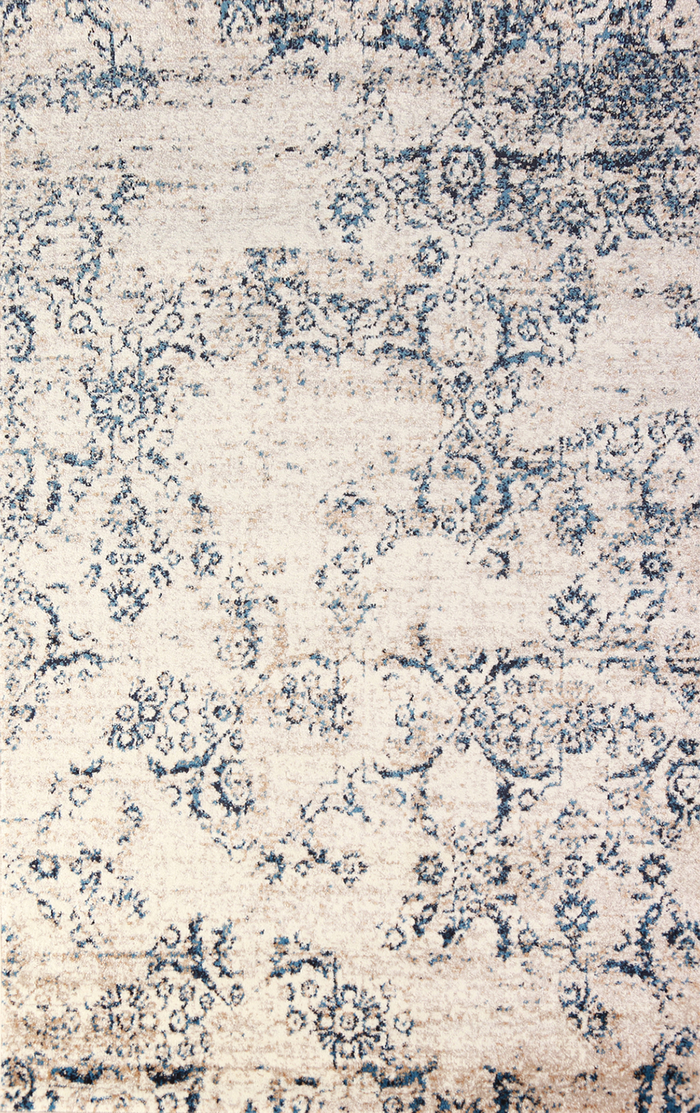 Beige Abstract Turkish Rug 4×6 ft Luxury Carpet