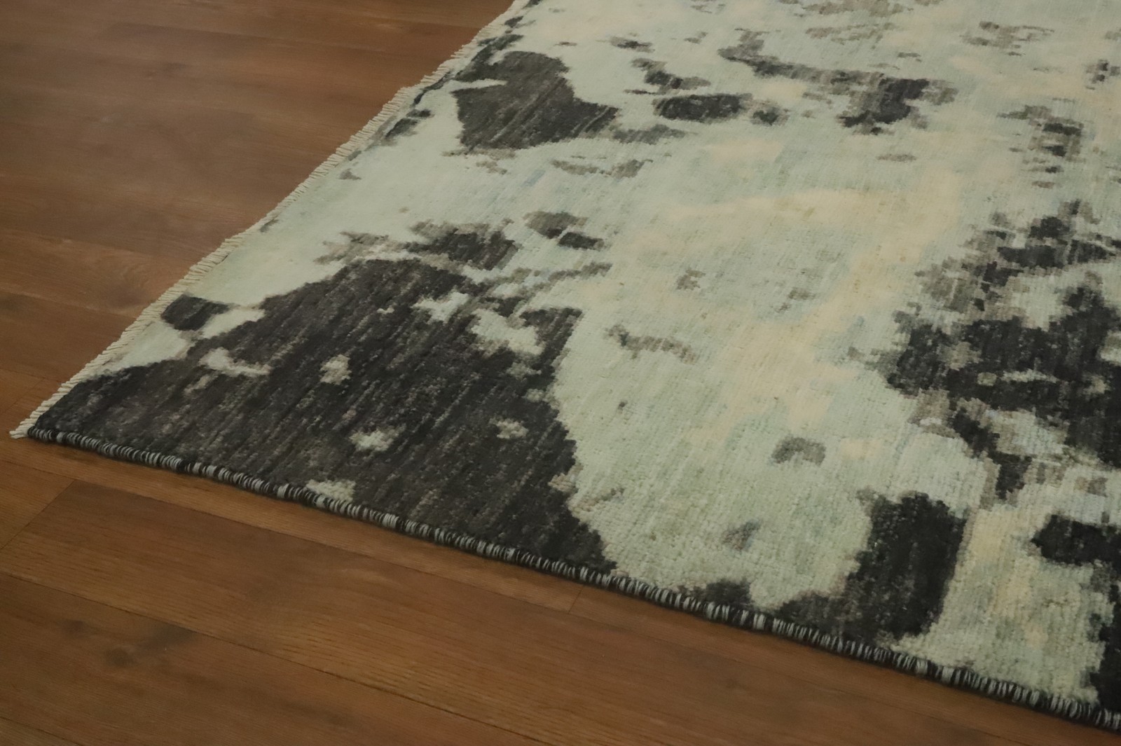 Contemporary Vegetable Dye Abstract Living Room Area Rug Handmade Carpet 8×9