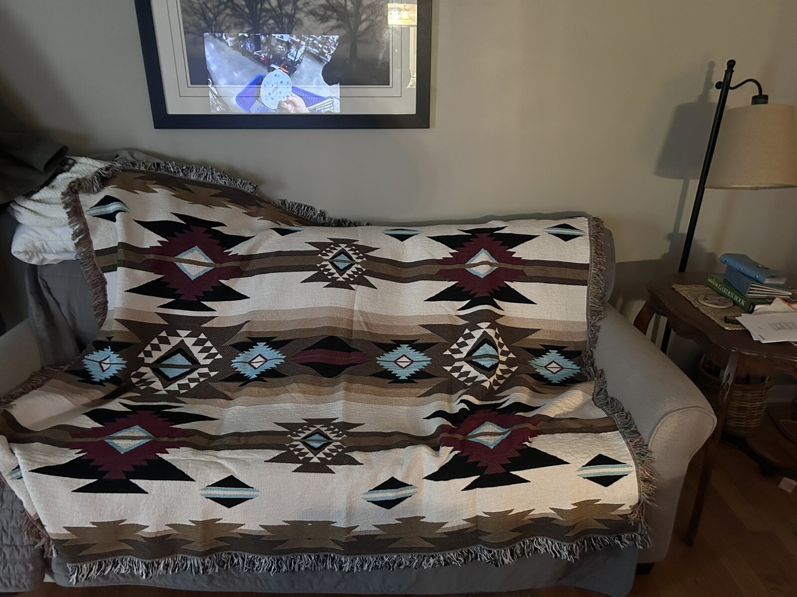 YNAMIKOs large tapestry throw Blanket