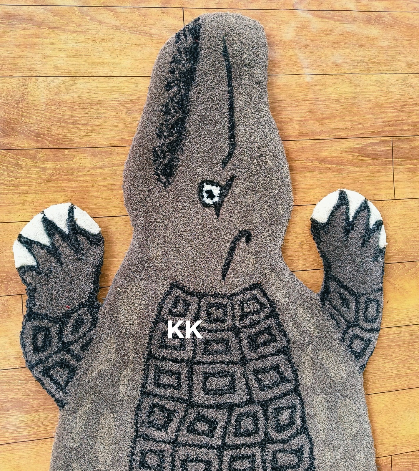Crocodile Rugs Handmade 100% Woolen Hand Tufted For Home Decoration