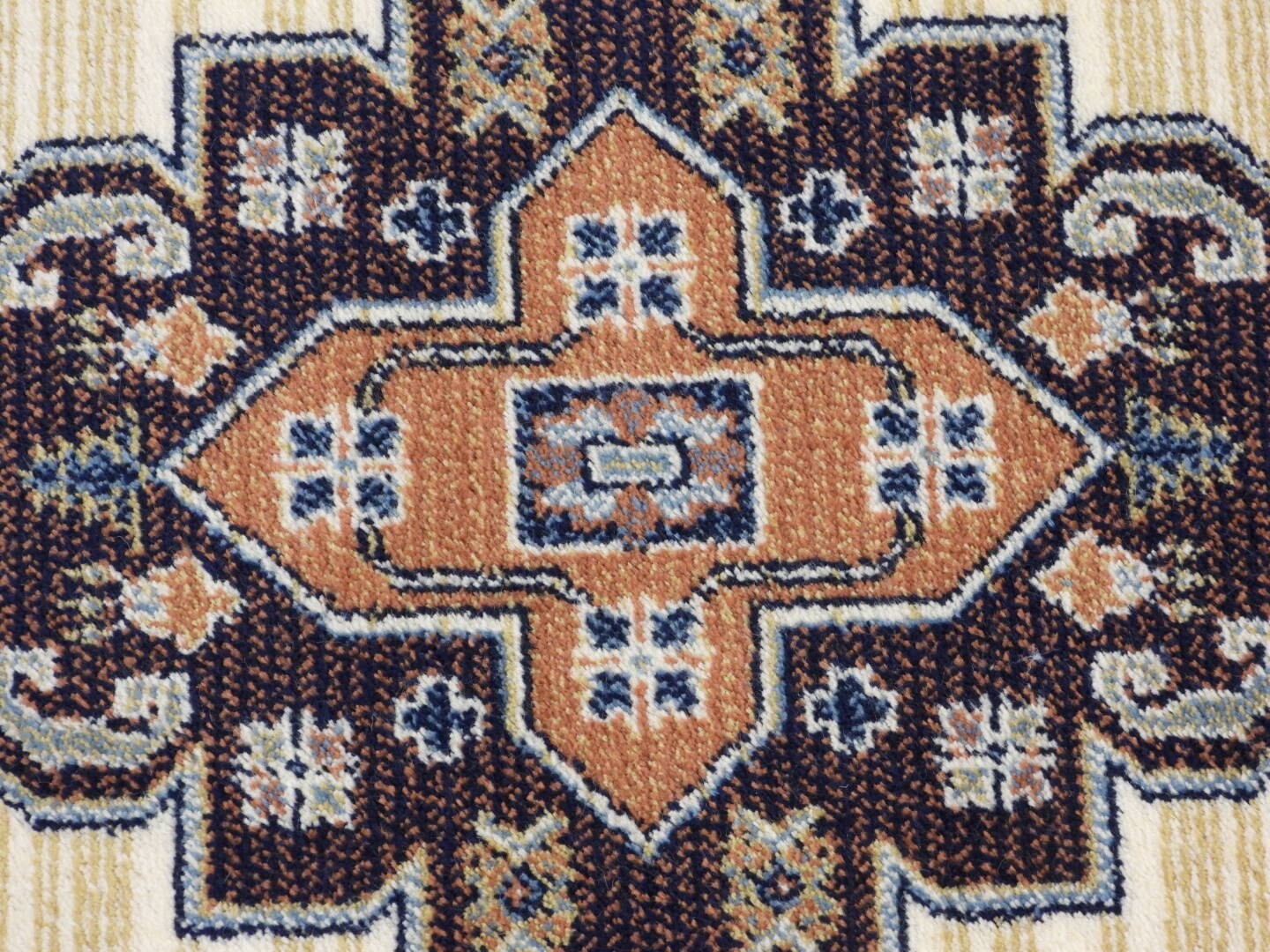 Oriental Design Wool Area Rug 89×160 Cm