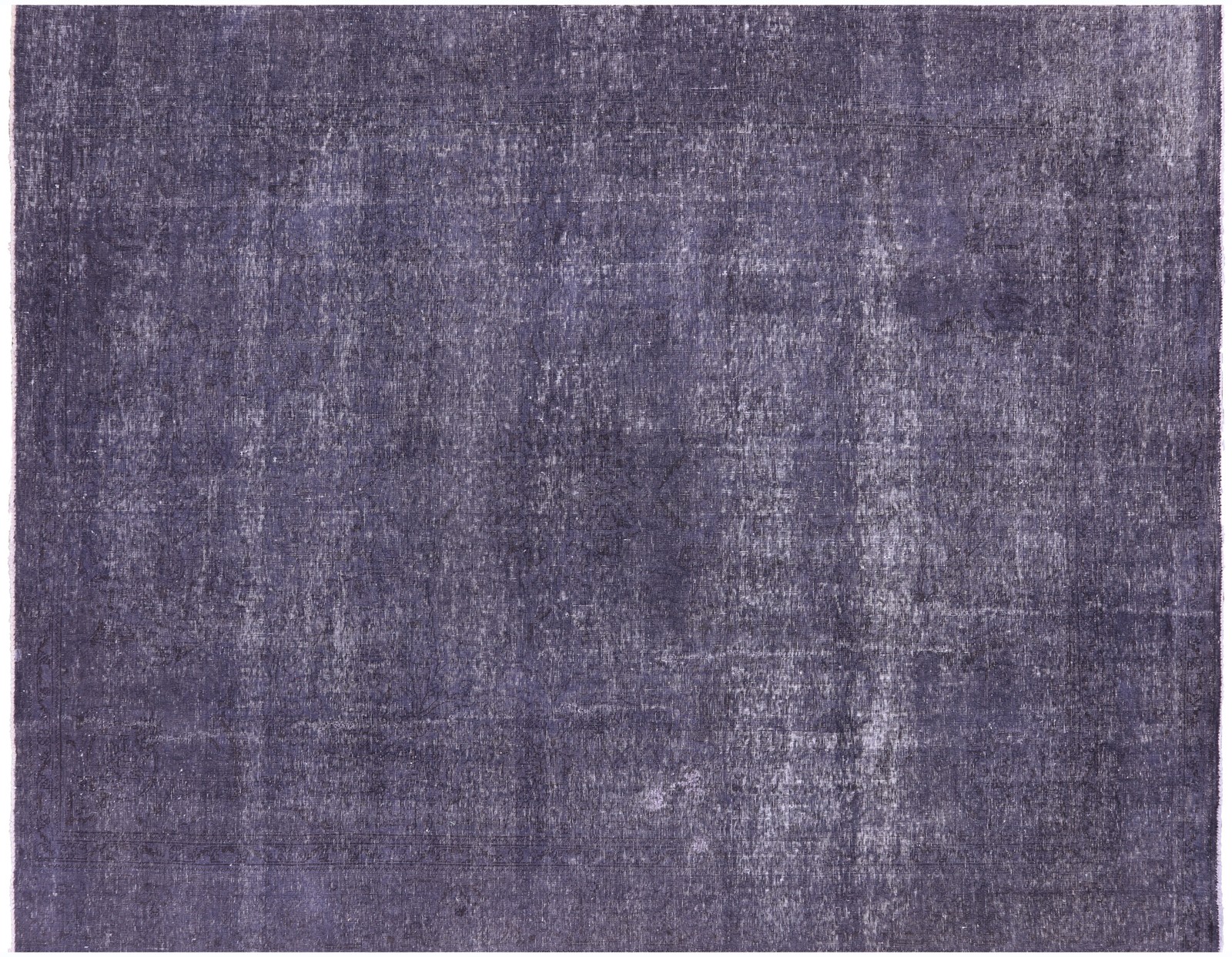 7′ 10″ X 10′ 5″ Handmade Overdyed Wool Rug – Q19562