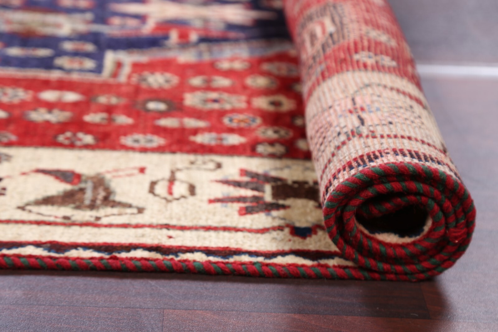Antique Vegetable Dye Tribal Traditional Hand-made Dining Room Area Rug 6×10