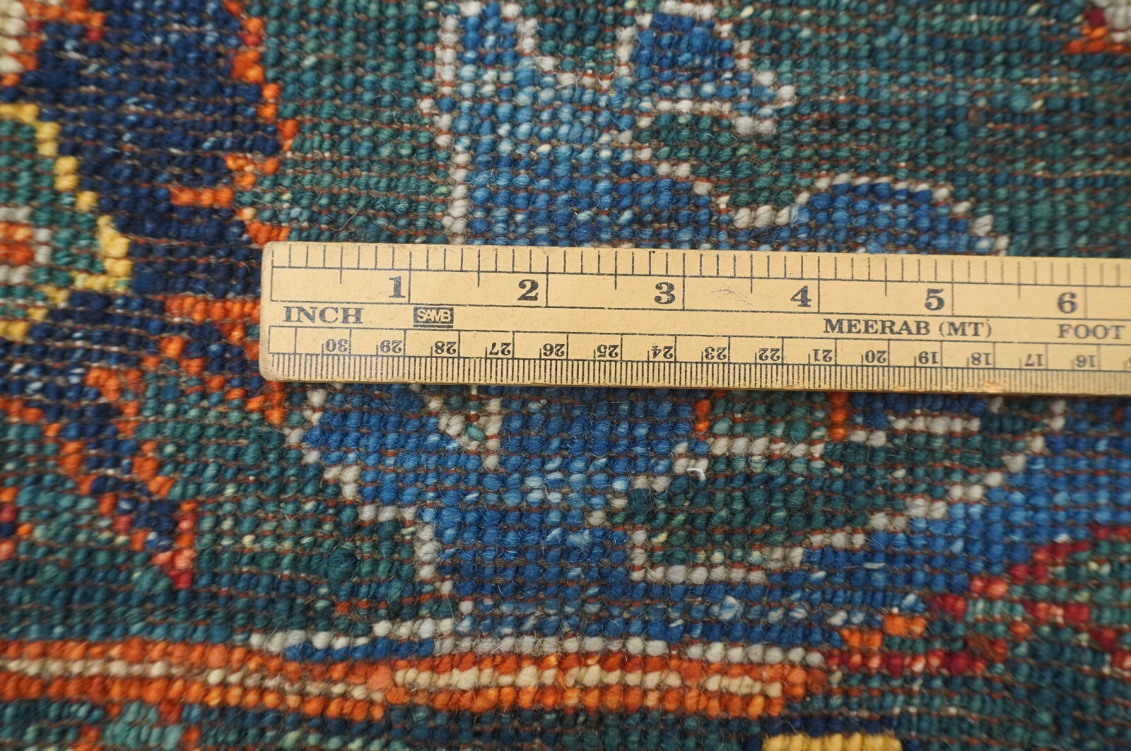 8×10 ft Teal Green Turkish Oushak Hand Knotted Wool Oriental Rug