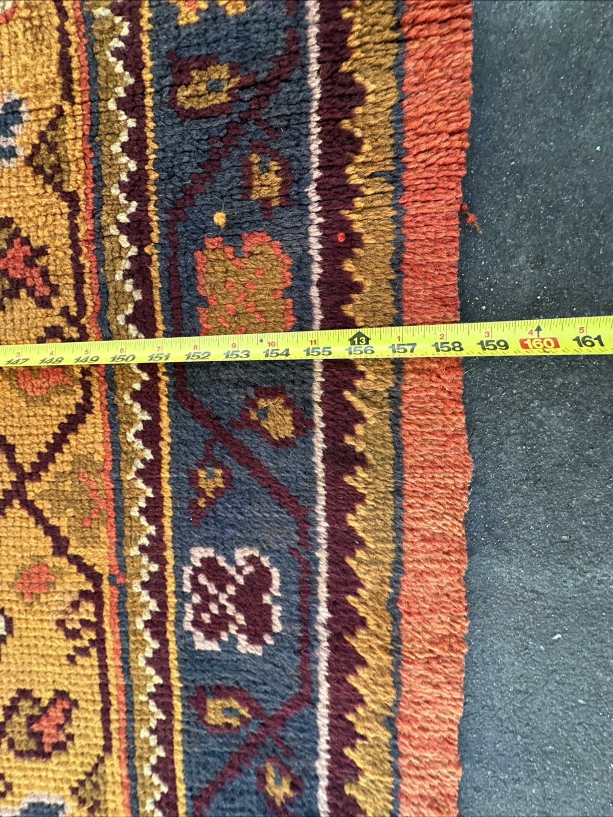 Auth: 1920 Antique OUSHAK ANATOLIAN RUG ARCHITECTURAL BEAUTY COPPER 13X15