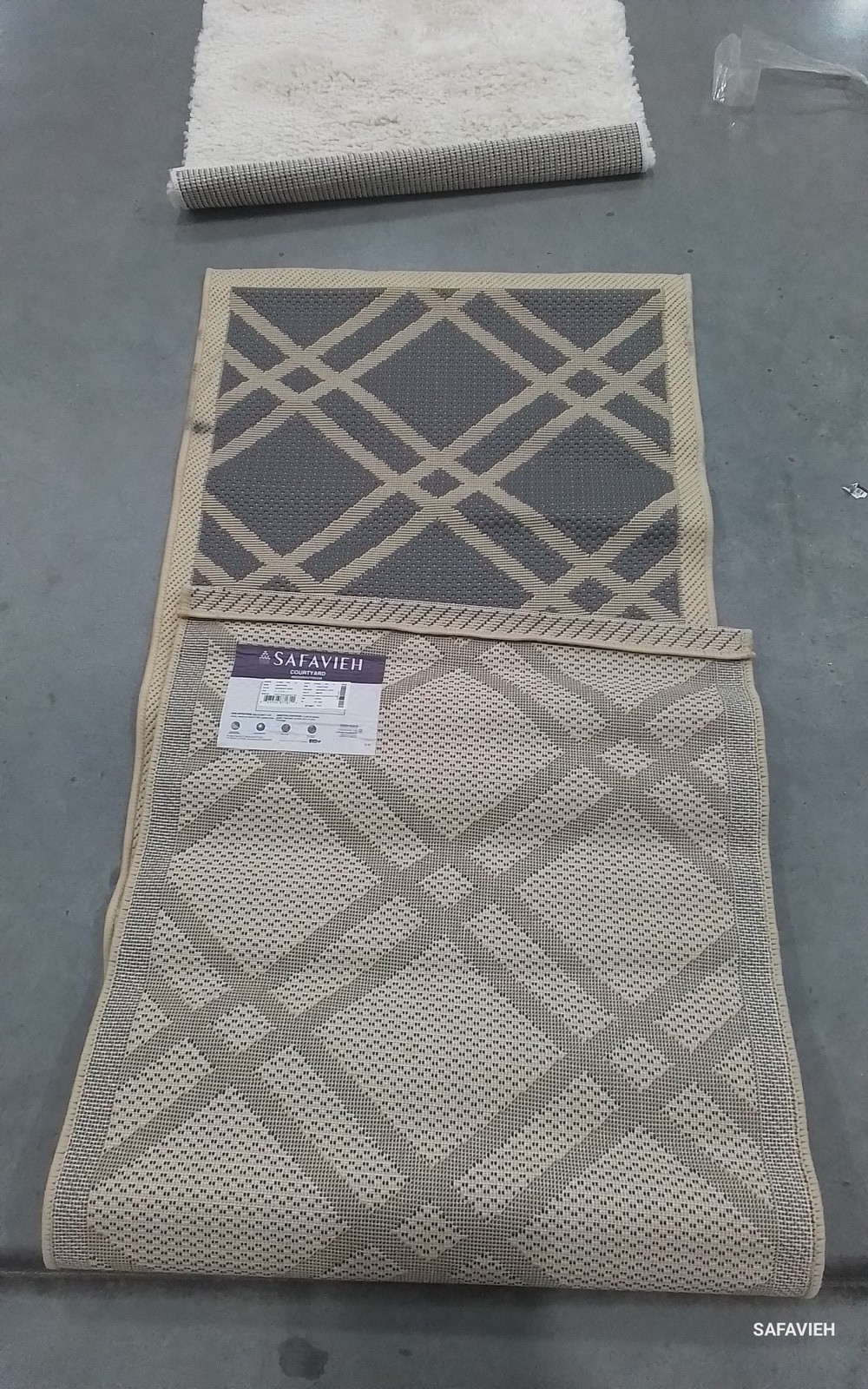 ANTHRACIT/BEIGE 2′-3″ x 6′-7″ Stained Rug Reduced Price 1172801077 CY6923-246-27