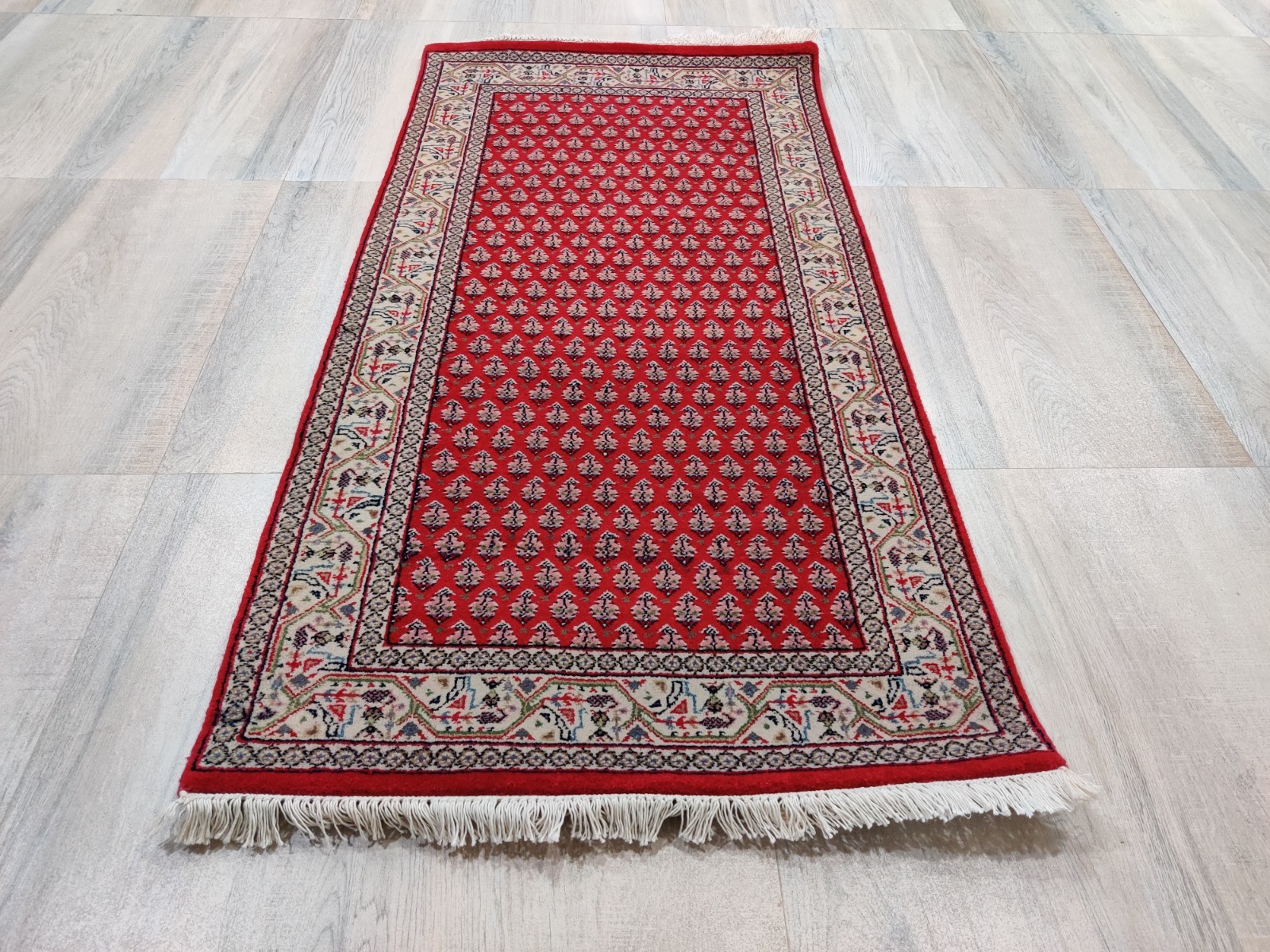 Mir Hand Knotted Rug 100% Wool Traditional Vintage Royal Paisley 2’4″ x 4’7″