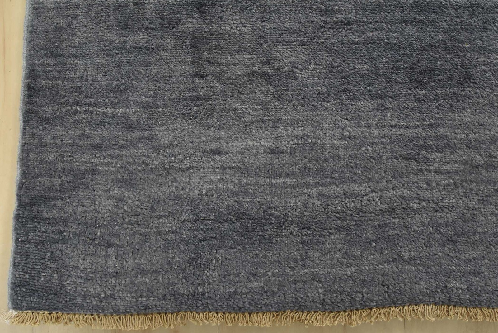 Ombre Gabbeh 8’1” x 10’2” Blue Wool Contemporary Hand-Knotted Oriental Rug