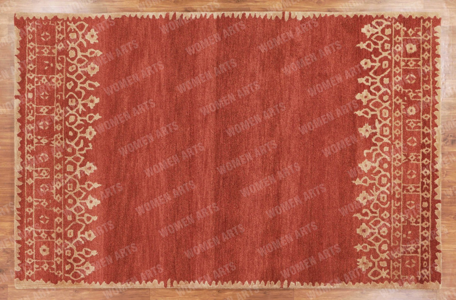 Womens Weavers new Desa Red handmade Tufted Wool Rug (No Additional Fees)