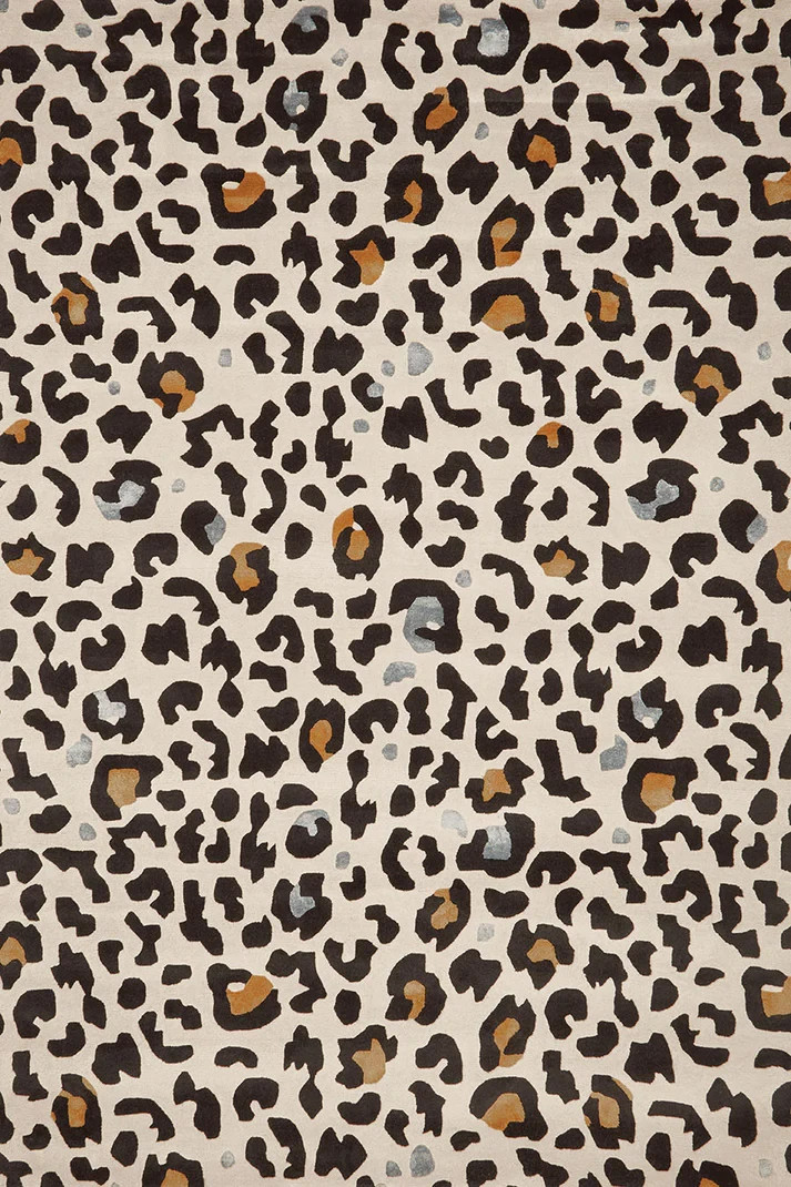 Luxury Home Cheetah Spots Area Rug