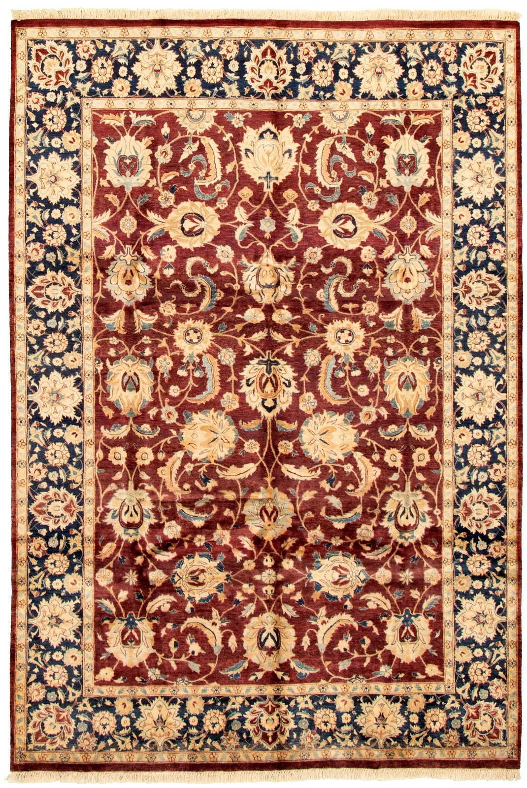 Traditional Hand-knotted Wool Oriental Carpet 6’0″ x 8’10” Area Rug