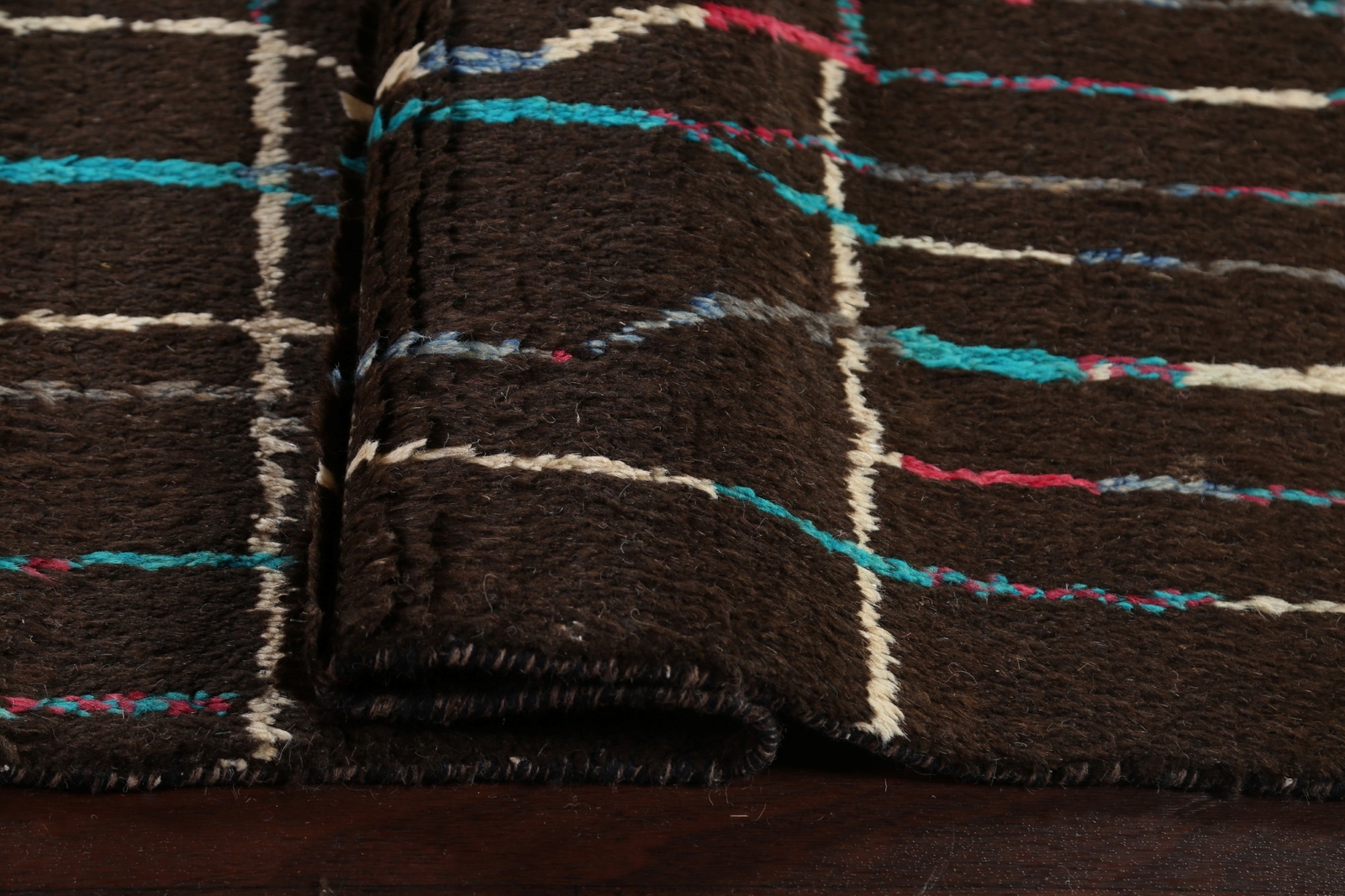 Unique Luxury Handmade Moroccan Large Rug Brown Living Room Centerpiece 10×15 ft