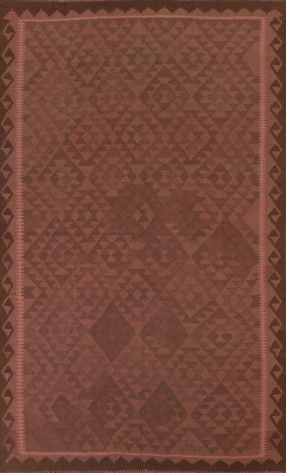 Dual-Sided Kilim Kelim Rugs Flatweave Wool Carpet 6×10 ft