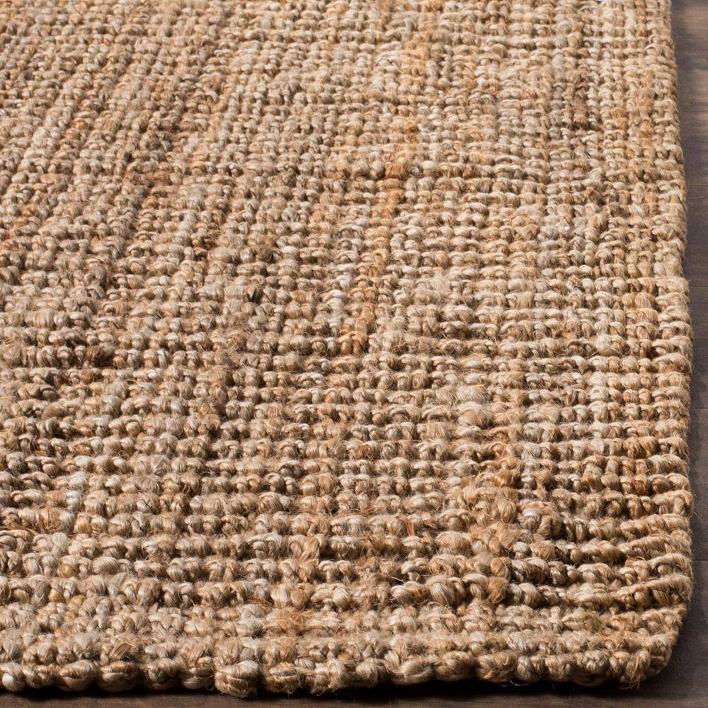 SAFAVIEH Natural Fiber Rug 2×8 Beige Solid Jute Sisal Hallway Runner Entryway