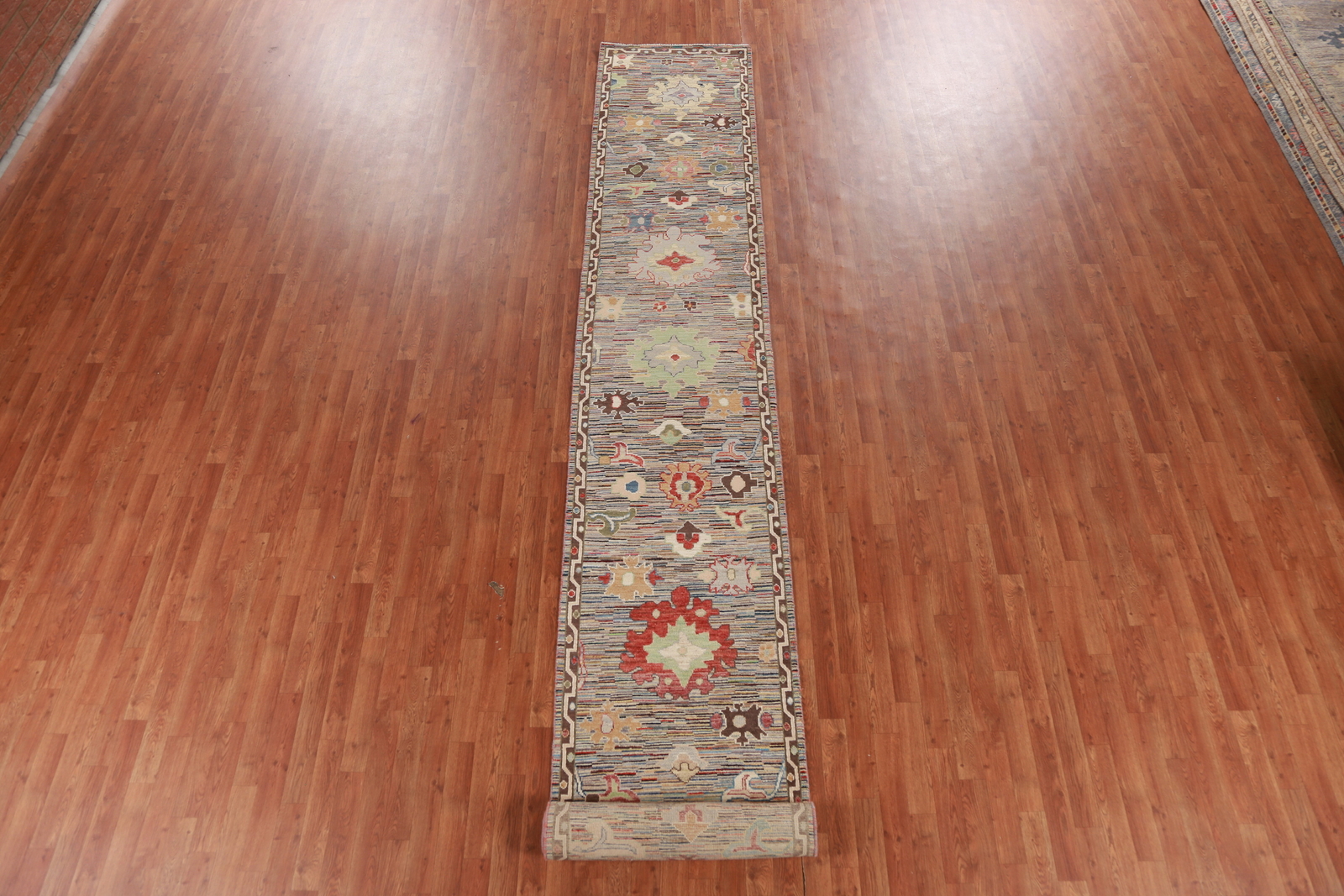 Vegetable Dye Handmade Oushak Turkish Hallway 20 ft Long Runner Rug Wool 3×20 ft
