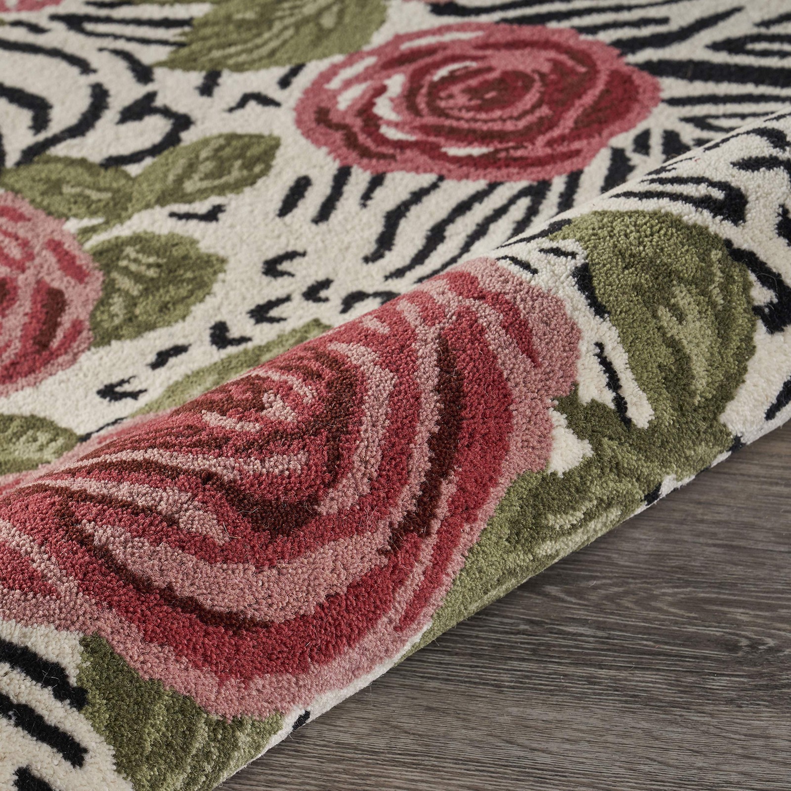 L.R. Resources Inc Lr Home 4Ft Round Indoor Wool Blend Area Rug For Home Decor