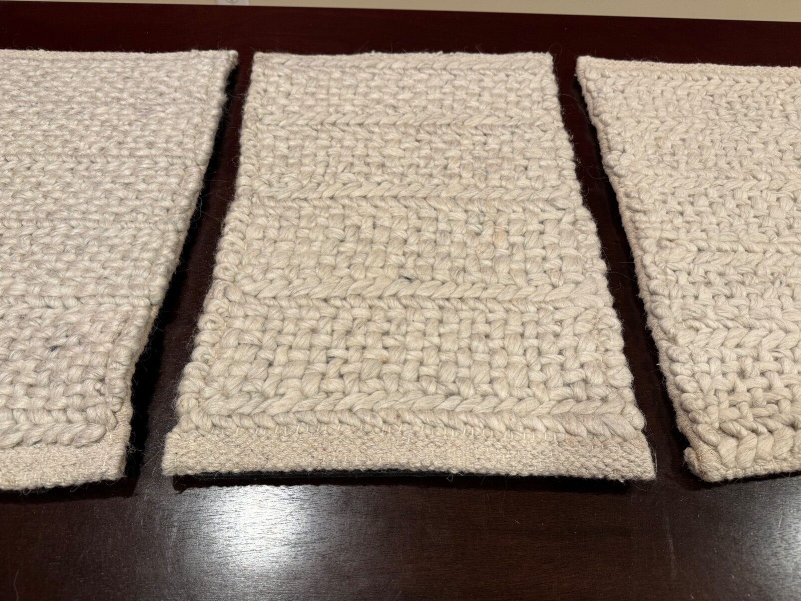 New | Restoration Hardware | RH | Table Placemat, Bath Rug, Door Mat | (3 PACK)