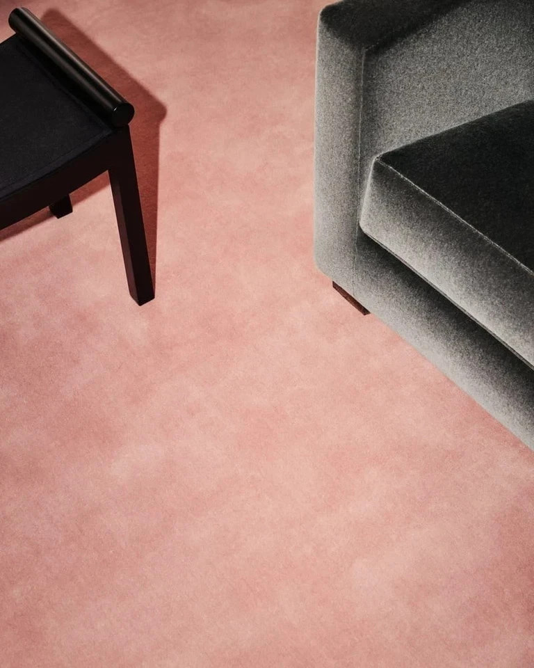 Hand Tufted Wool Area Rug 9×12 ft – Nordic Knots Sakura Pink Rug 8×10 any size