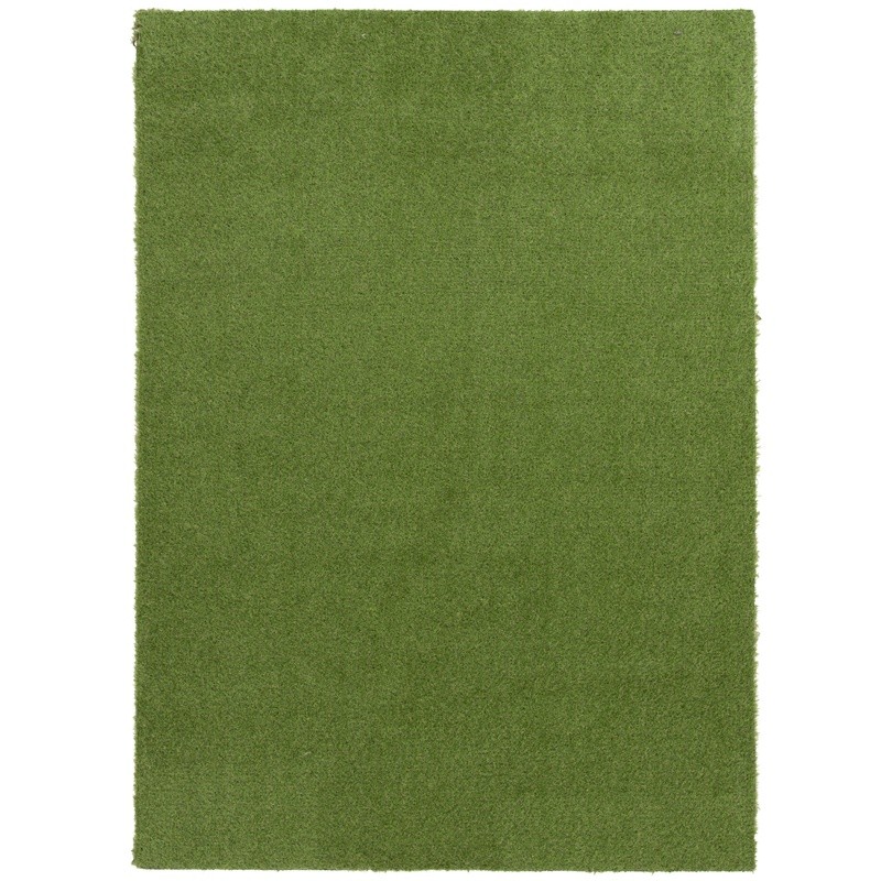 Outdoor Green Faux Grass Rug Pet-Friendly Durable Easy Clean All-Weather Use