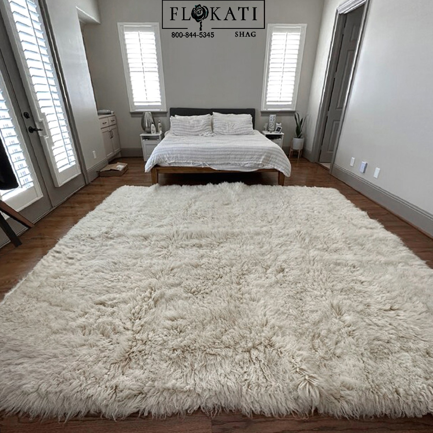 THE THICKEST FLOKATI RUG MADE | ULTRA-PLUSH 4.5″ PILE | GREEK FLOKATI | WOOL RUG