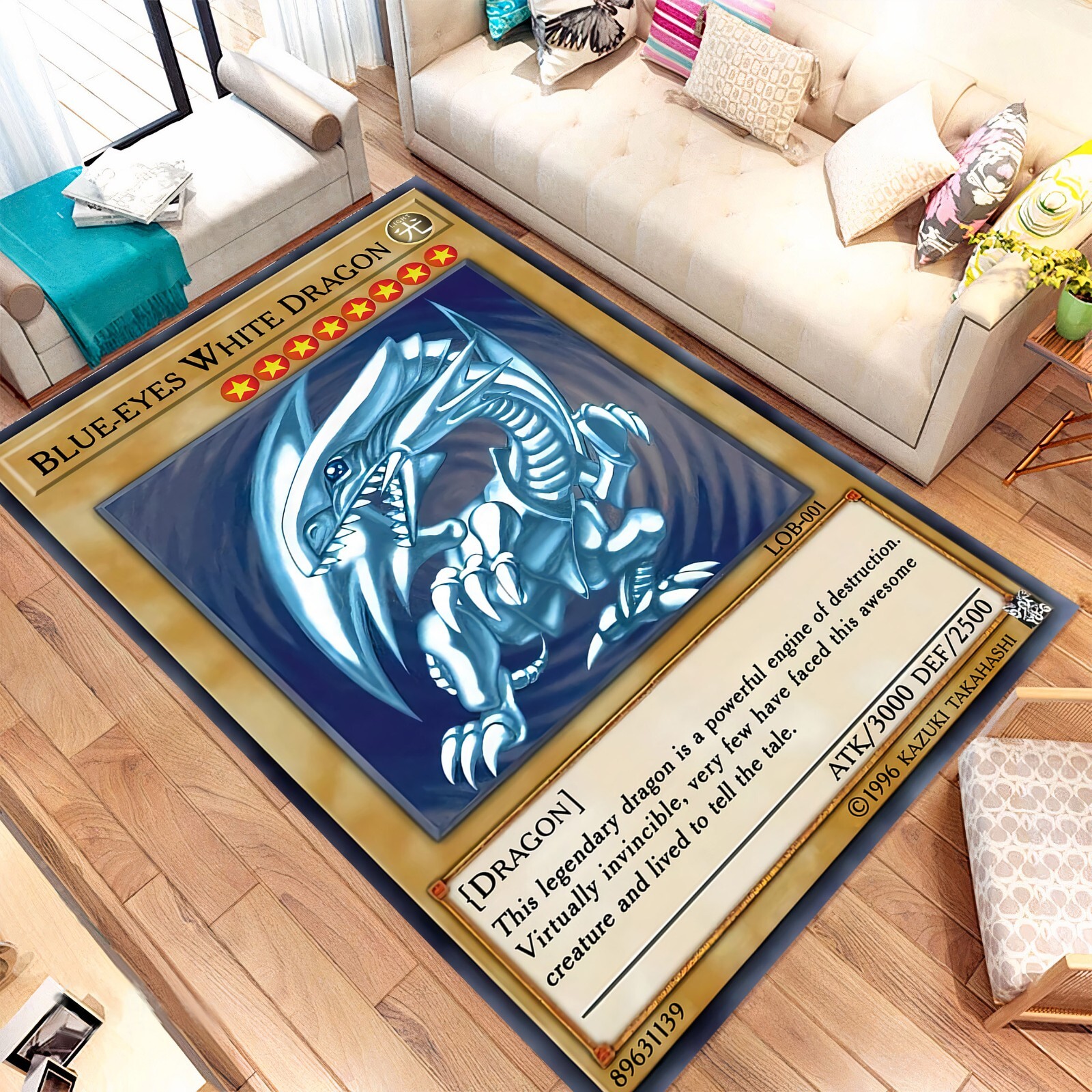 Blue Eyes Rug, Blue Eyes Themed Rug, Blue Eyes Non Slip Rug, Blue Eyes Area Rug