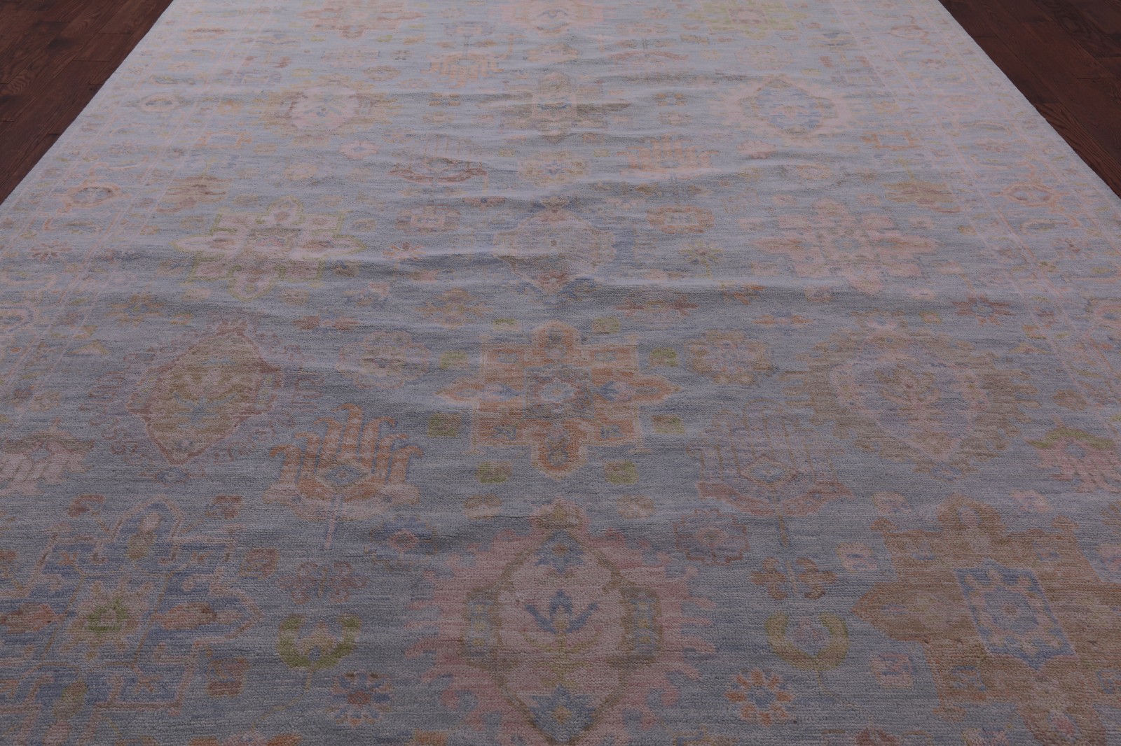 Blue 10′ 0″ X 13′ 10″ Heriz Serapi Handmade Rug – Q22671