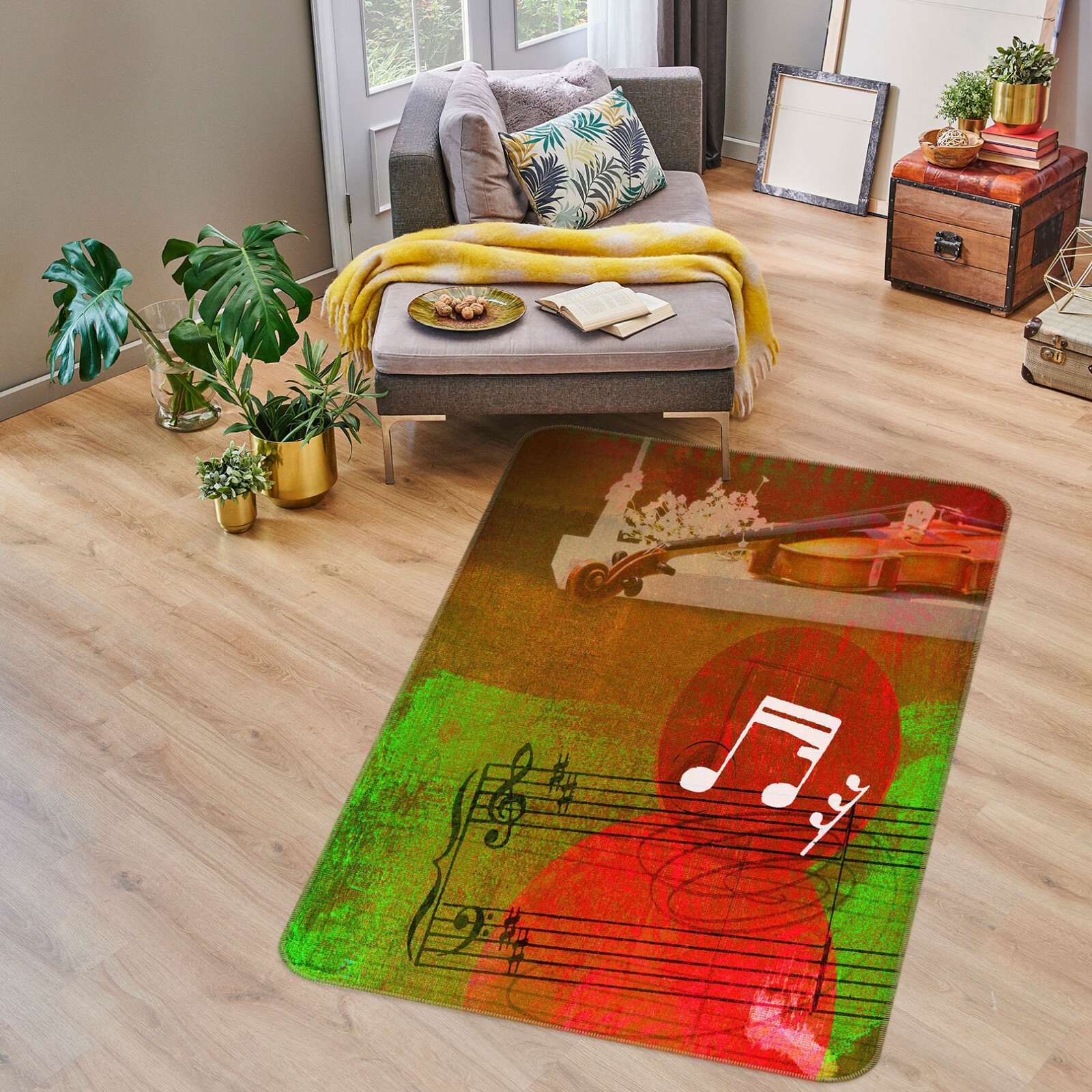 3D Red Note ZHUA1914 Game Non Slip Rug Mat Photo Carpet Zoe