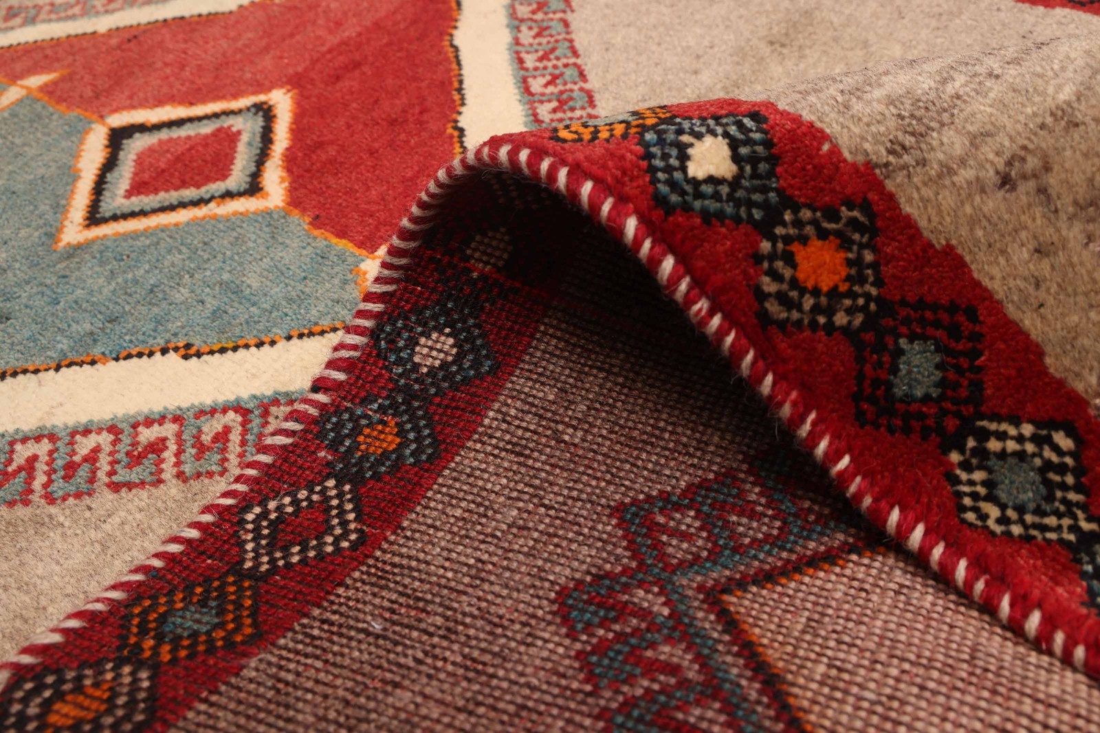 Vintage Traditional Hand-Knotted Area Rug 2’11” x 5’5″ Oriental Wool Carpet