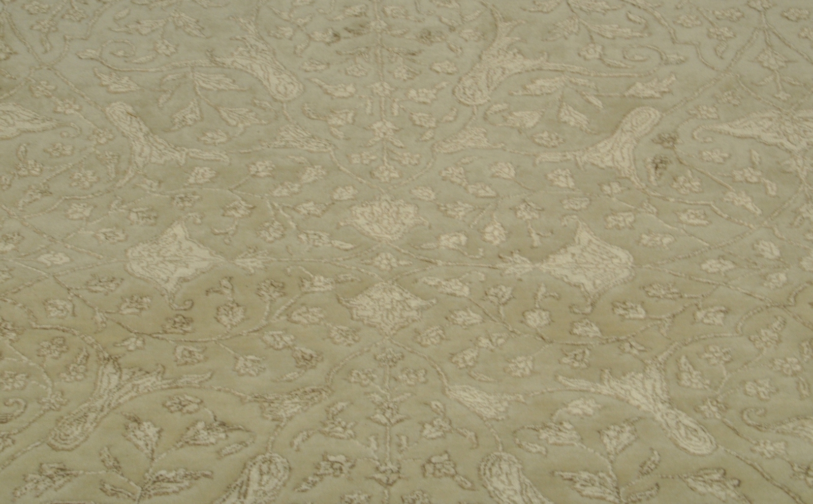 6×9 Plush Soft Raised Viscose Pile Wool & Silk Transitional Rug B-78842