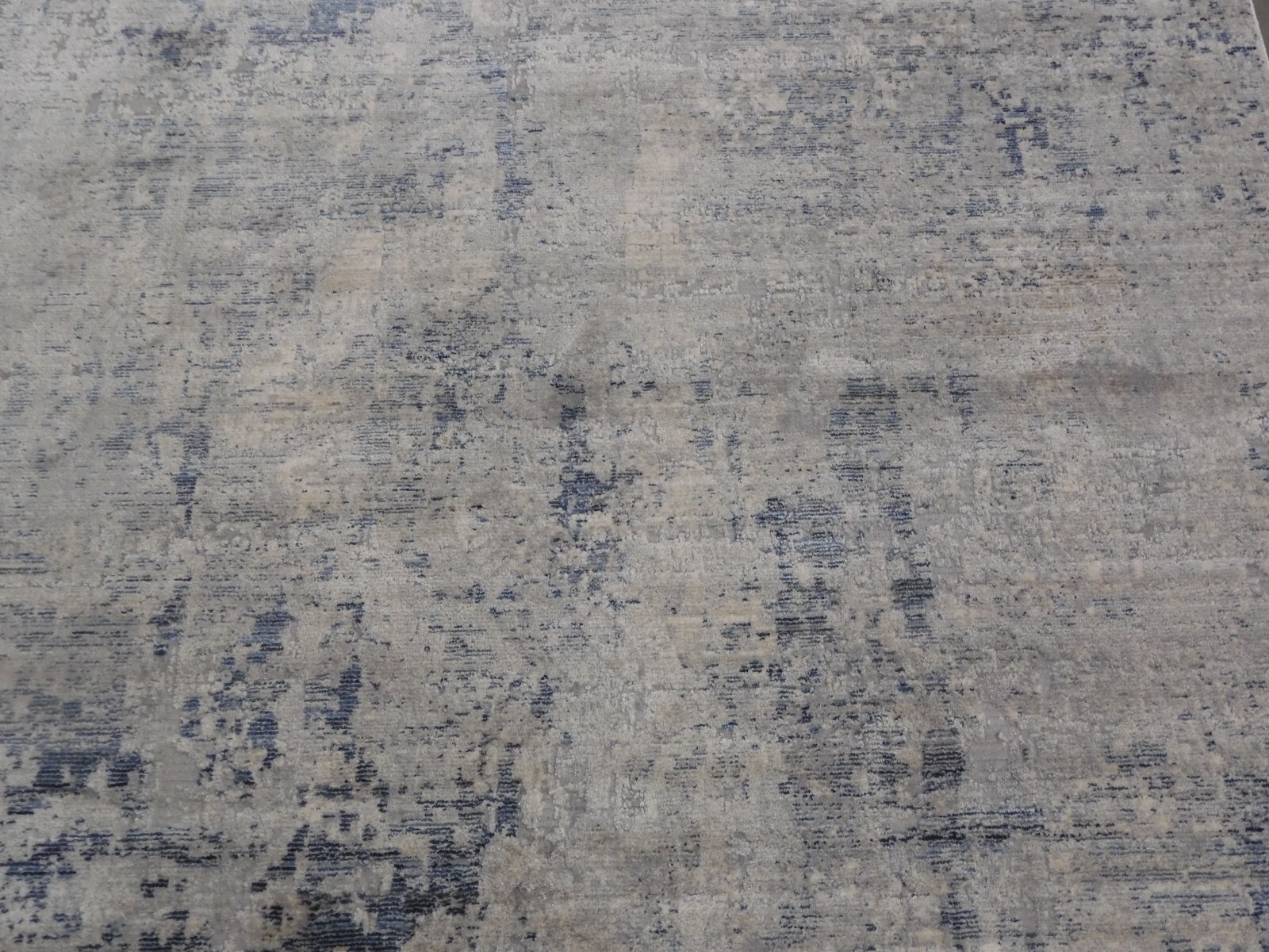 GREY / BLUE 5′ X 8′ Stained Rug, Reduced Price 1172620253 WNTB355F-5