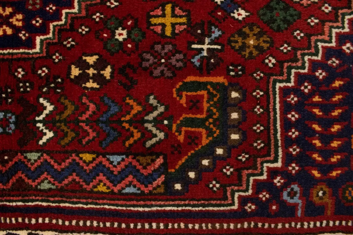 3’5X5 Handmade Oriental Rug Geometric Tribal Design Farmhouse Decor Carpet