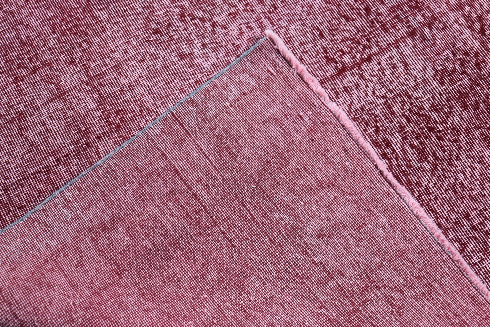 6,6×9,4 ft Turkish Rug, Rug Rug, Red Polka dot Rug Wool