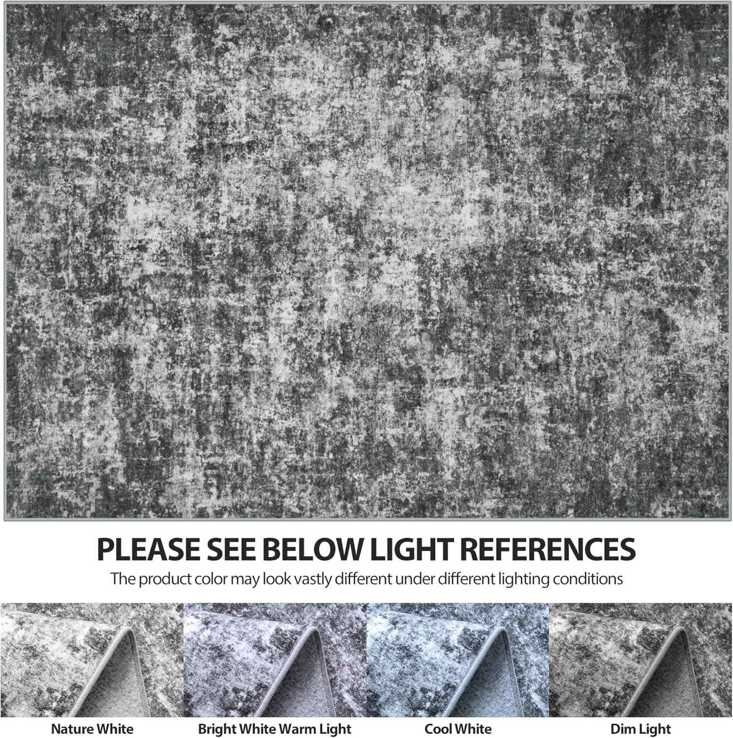 Modern 9×12 Washable Area Rug – Abstract Non-Slip Carpet for Home & Office