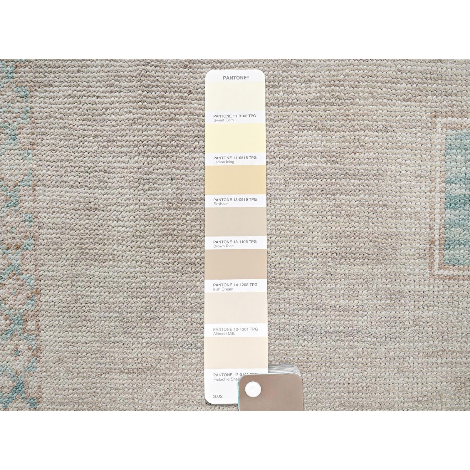 9’10″x13’8″ Irish Brown Anatolian Village Design Hand Knotted Pure Wool Rug 2679