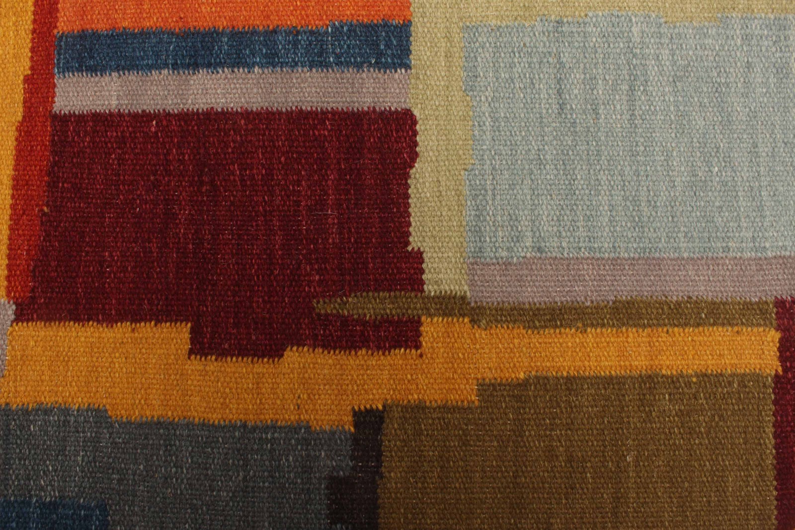 Vintage Hand Woven Area Rug 6’6″ x 9’10” Traditional Wool Oriental Carpet