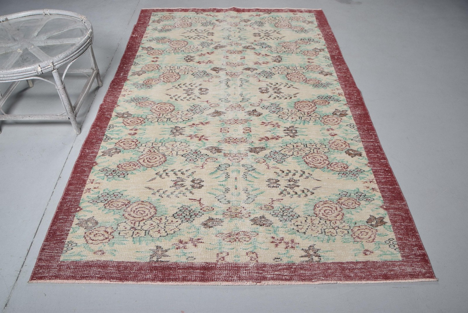 Vintage Large Rug 5,2×8,4 ft (160×256 cm), Turkish Purple Oriental Wool Rug